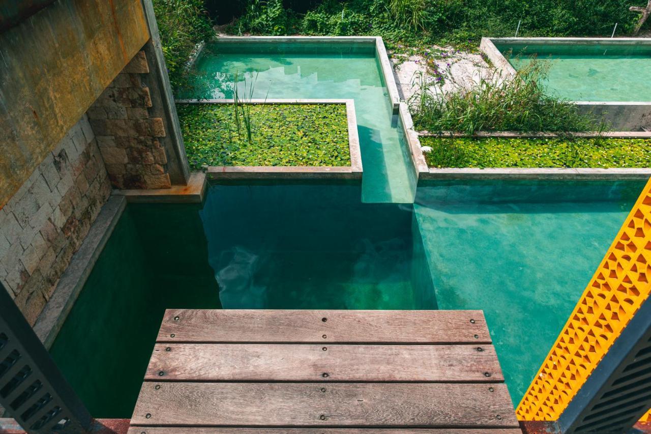Hotel Makaaba Eco-Boutique 巴卡拉尔 外观 照片 The swimming pool at the hotel