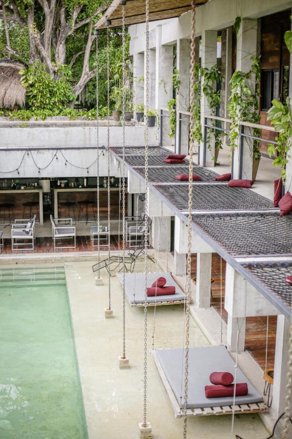 Hotel Makaaba Eco-Boutique 巴卡拉尔 外观 照片 The swimming pool at the hotel