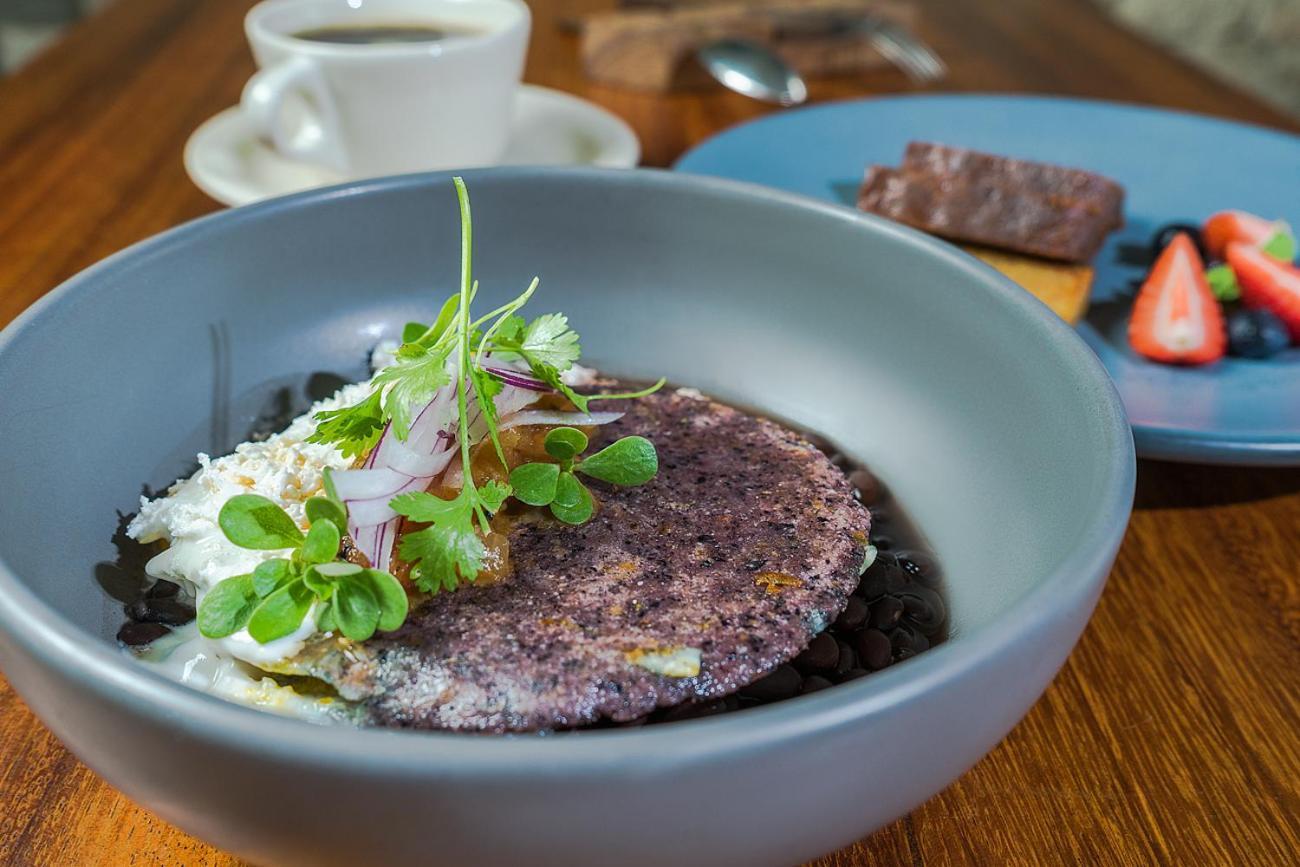 Hotel Makaaba Eco-Boutique 巴卡拉尔 外观 照片 Blue corn atole