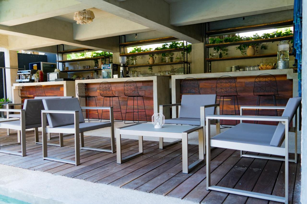 Hotel Makaaba Eco-Boutique 巴卡拉尔 外观 照片 The bar at the rooftop pool